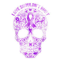 Sugar Skull Calavera Domestic Violence Awareness T Shirt Unisex Hoodie | Artistshot