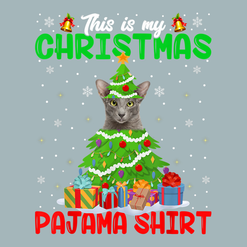 Funny Oriental Cat Lover This Is My Christmas Pajama Xmas T Shirt Unisex Sherpa-lined Denim Jacket | Artistshot