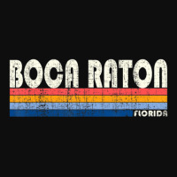 Vintage 70s 80s Style Boca Raton Fl Crop Top | Artistshot