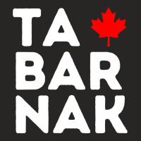 Tabarnak French Canadian Language Flag Canada Maple Leaf Pullover Hood Ladies Fitted T-shirt | Artistshot