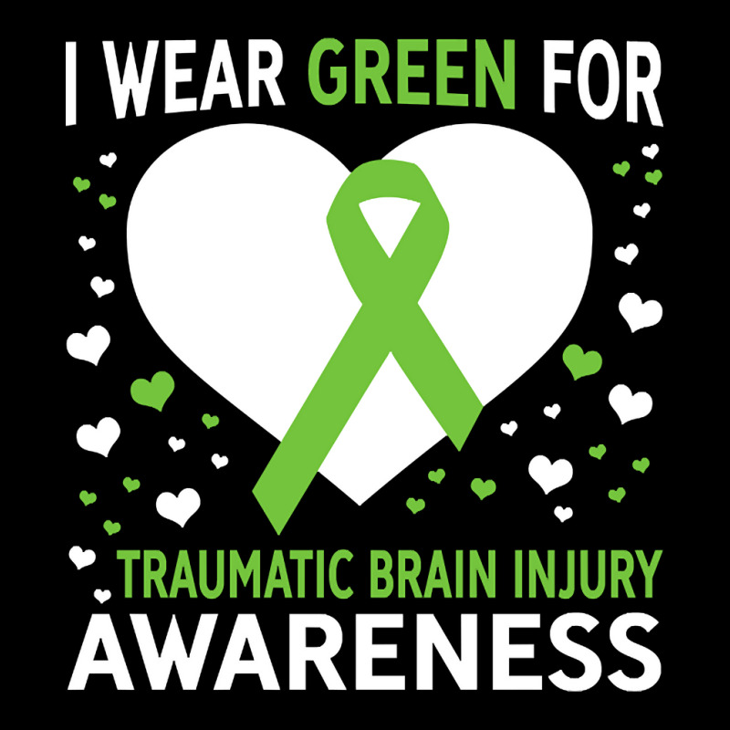 Trending I Wear Green For Support Traumatic Brain Injury Awareness Adjustable Cap | Artistshot