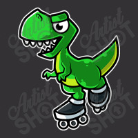 Dinosaur Tyrannosaurus Rex Retro Roller Skate Graphic Vintage Hoodie | Artistshot