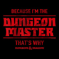 Hot Trend Dungeons & Dragons Because I'm The Dungeon Master Cropped Hoodie | Artistshot