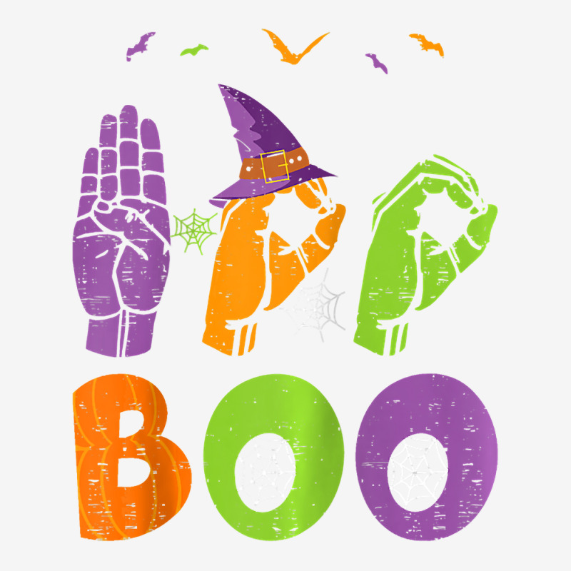 Boo Hands American Sign Language Pride Asl Halloween Adjustable Cap by Siem90 | Artistshot