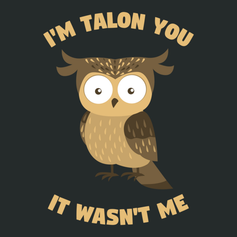 Im Talon You It Wasnt Me Pun Wet Owl Text Meme 2022 Women's Triblend Scoop T-shirt by CHRISTOPHERBARRERAS | Artistshot