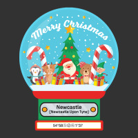 Hot Trend Newcastle Upon Tyne England Uk - Merry Christmas Snowglobe Baby Bodysuit | Artistshot