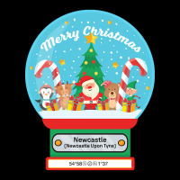 Hot Trend Newcastle Upon Tyne England Uk - Merry Christmas Snowglobe Unisex Jogger | Artistshot