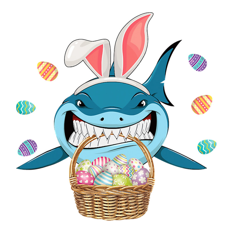 Cute Bunny Shark Easter  For Boys Girls Crewneck Sweatshirt by HANANELArtist | Artistshot