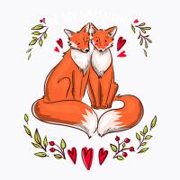 Be My Valentine Cute Valentines Day Gift Fox Animal T-shirt | Artistshot