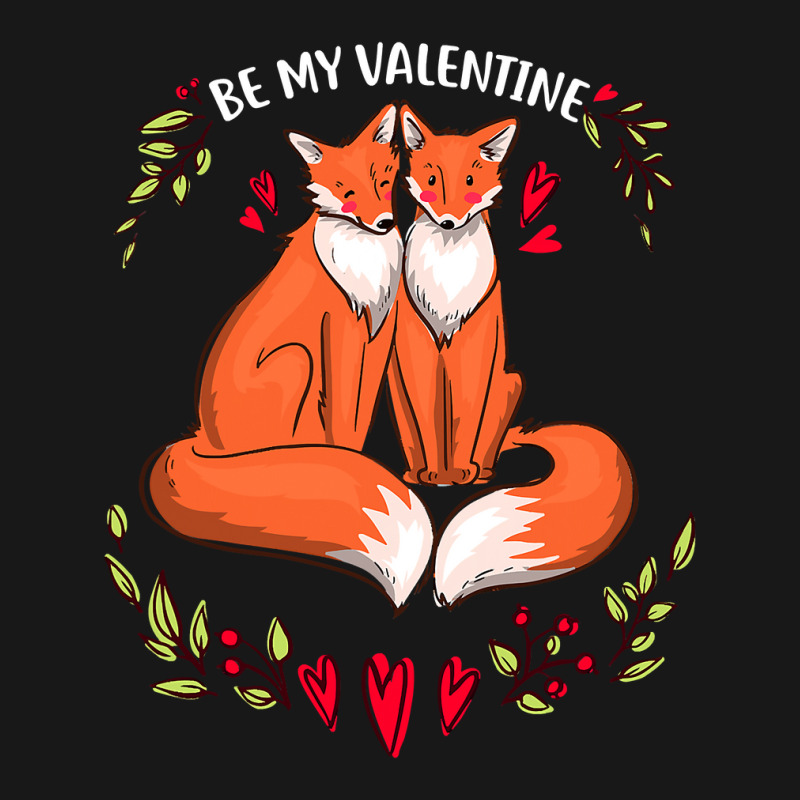 Be My Valentine Cute Valentines Day Gift Fox Animal Flannel Shirt by Davidartist | Artistshot