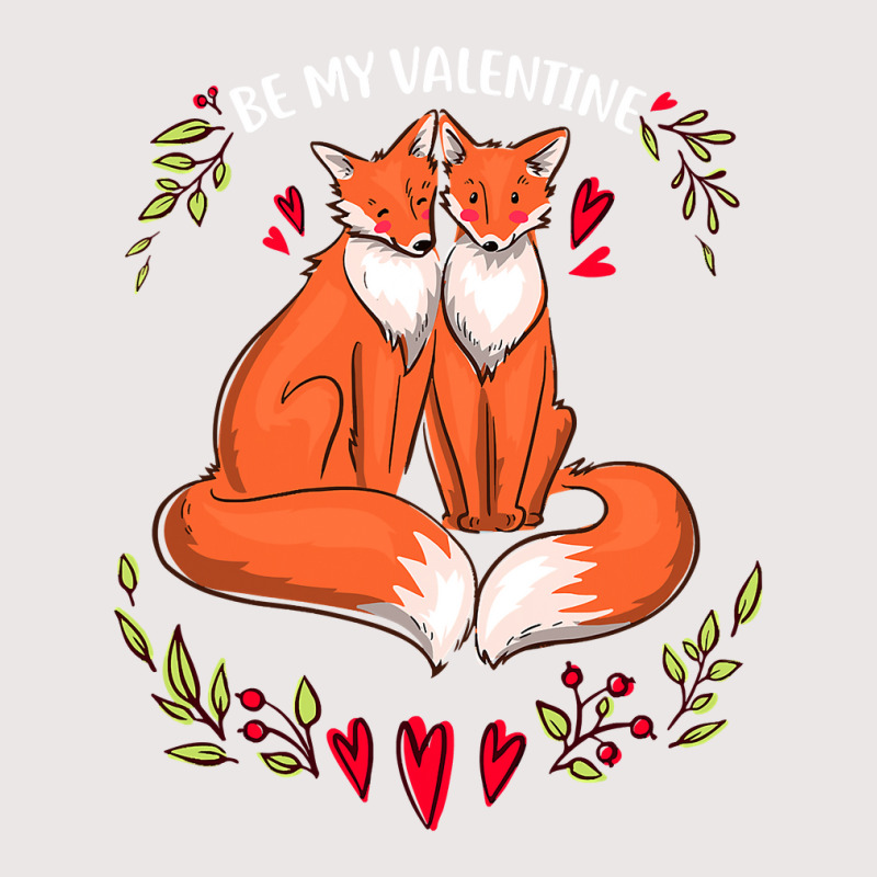 Be My Valentine Cute Valentines Day Gift Fox Animal Pocket T-Shirt by Davidartist | Artistshot