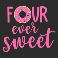 Four Ever Sweet 4th Birthday Decoration Donut Girl Kids Exclusive T-shirt | Artistshot