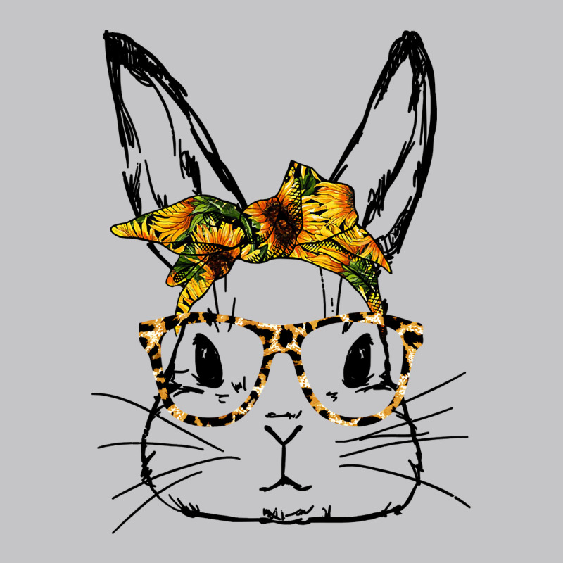 Cute Bunny Sunflower Bandana Leopard Glasses Easter Gifts Baby Bodysuit by HANANELArtist | Artistshot