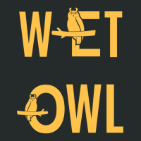 Wet Owl Text Meme Graphic 2022 Women's Triblend Scoop T-shirt | Artistshot