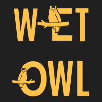 Wet Owl Text Meme Graphic 2022 Ladies Polo Shirt | Artistshot