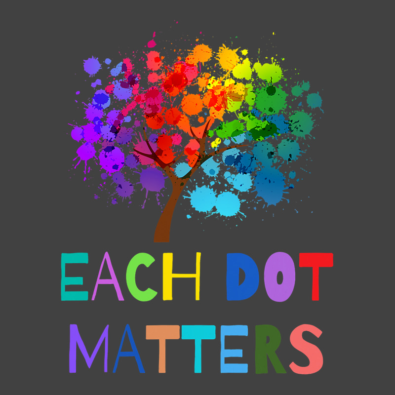 Each Dot Matters Colorful Polka Dot Unity Tree Vintage T-shirt | Artistshot