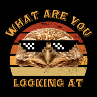 What Are You Looking At Wet Owl Thug Life Retro Sunset 2022 Adjustable Cap | Artistshot