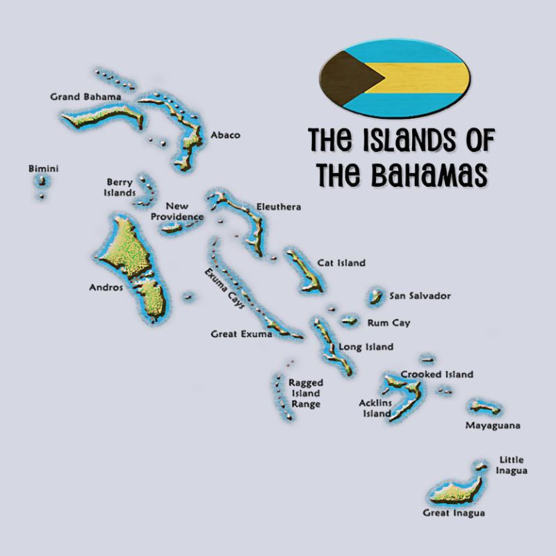 Bahamas, The Islands Of, Map Fleece Short by Davidartist | Artistshot