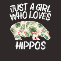 Just A Girl Who Loves Hippos Gift For Women Horse River Herd Racerback Tank | Artistshot