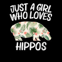 Just A Girl Who Loves Hippos Gift For Women Horse River Herd Women's V-neck T-shirt | Artistshot