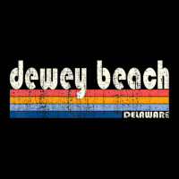 Vintage 70s 80s Style Dewey Beach De Adjustable Cap | Artistshot