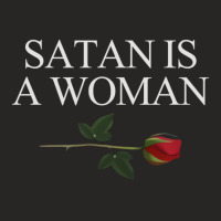 Satan Is A Woman Ladies Fitted T-shirt | Artistshot