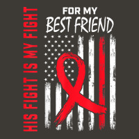 Go Red His Fight Best Friend Heart Disease Usa Flag Gifts T Shirt Bucket Hat | Artistshot