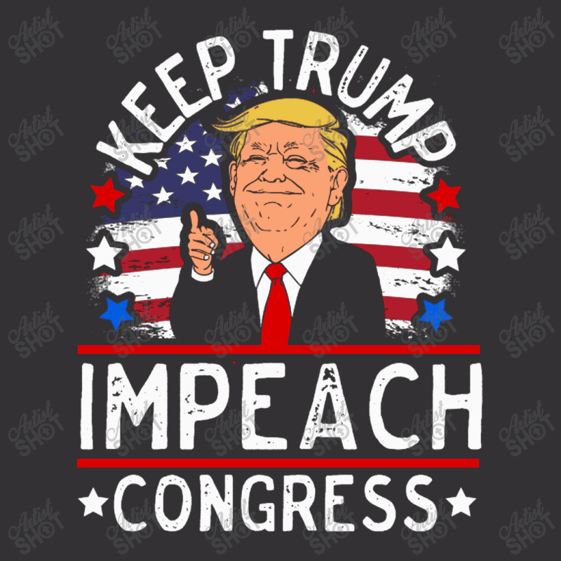 Keep Trump Impeach Congress Vintage Short | Artistshot