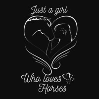 Limited Edition Girl Kissing Horse Just A Girl Who Loves Horses Crop Top | Artistshot