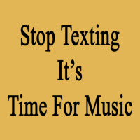 Stop Texting It's Time For Music Vintage Hoodie And Short Set | Artistshot