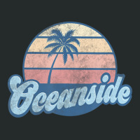 Oceanside California Ca Vintage 70s Retro Surfer Women's Triblend Scoop T-shirt | Artistshot