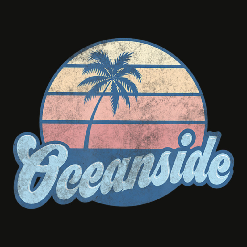 Oceanside California Ca Vintage 70s Retro Surfer Scorecard Crop Tee by michaelyounger19 | Artistshot