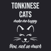 Tonkinese Make Me Happy You Not So Much Unisex Sherpa-lined Denim Jacket | Artistshot