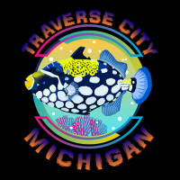 Traverse City Michigan Fishing Town, Clown Triggerfish With Colorful P Toddler Sweatshirt | Artistshot