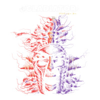 Limited Edition Scribble Gladiator Skull Maternity Scoop Neck T-shirt | Artistshot