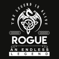 Limited Edition Rogue Name T Shirt - The Legend Is Alive - Rogue An En Scorecard Crop Tee | Artistshot