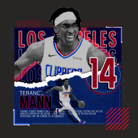 Terance Mann Basketball Paper Poster Clippers Ladies Fitted T-shirt | Artistshot