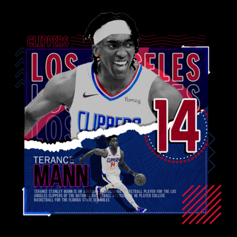 Terance Mann Basketball Paper Poster Clippers Cropped Sweater by LakeshaHughlett | Artistshot