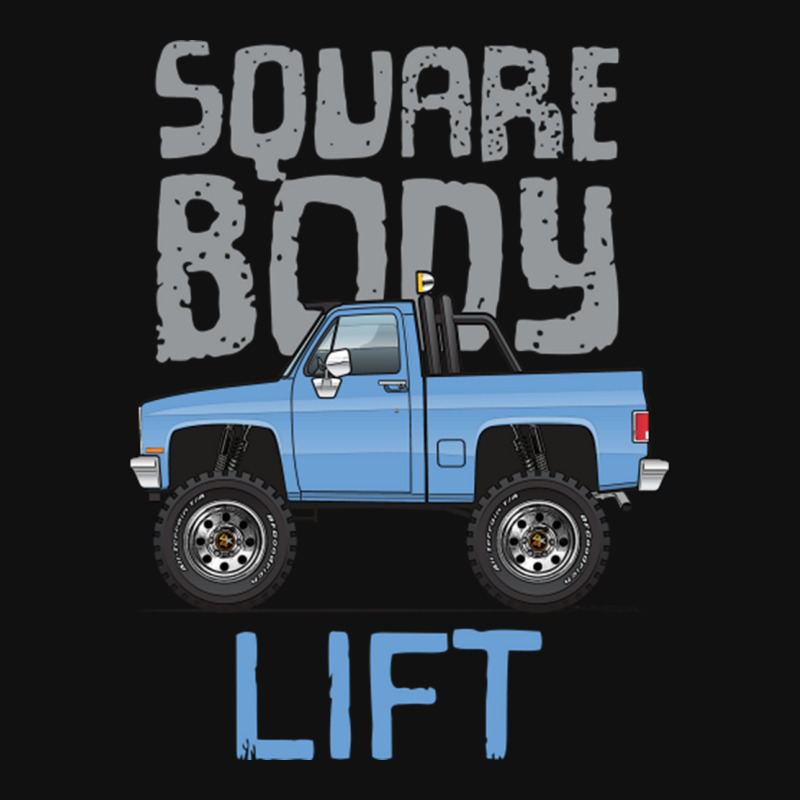 Square Body Lift Blue Graphic T-shirt | Artistshot