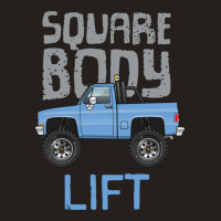 Square Body Lift Blue Tank Top | Artistshot