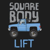 Square Body Lift Blue Classic T-shirt | Artistshot