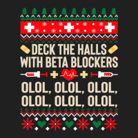 Deck The Halls With Beta Blockers Nurse Ugly Christmas Ladies Polo Shirt | Artistshot