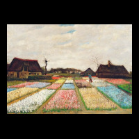 Flower Beds In Holland, Vincent Van Gogh Pocket T-shirt | Artistshot