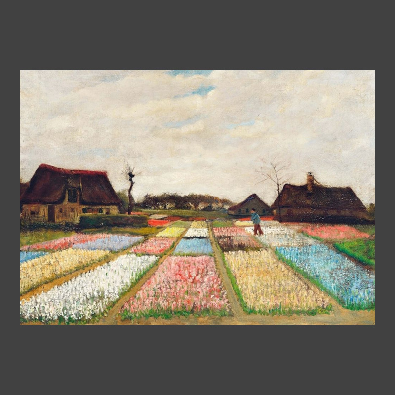 Flower Beds In Holland, Vincent Van Gogh Vintage T-shirt | Artistshot