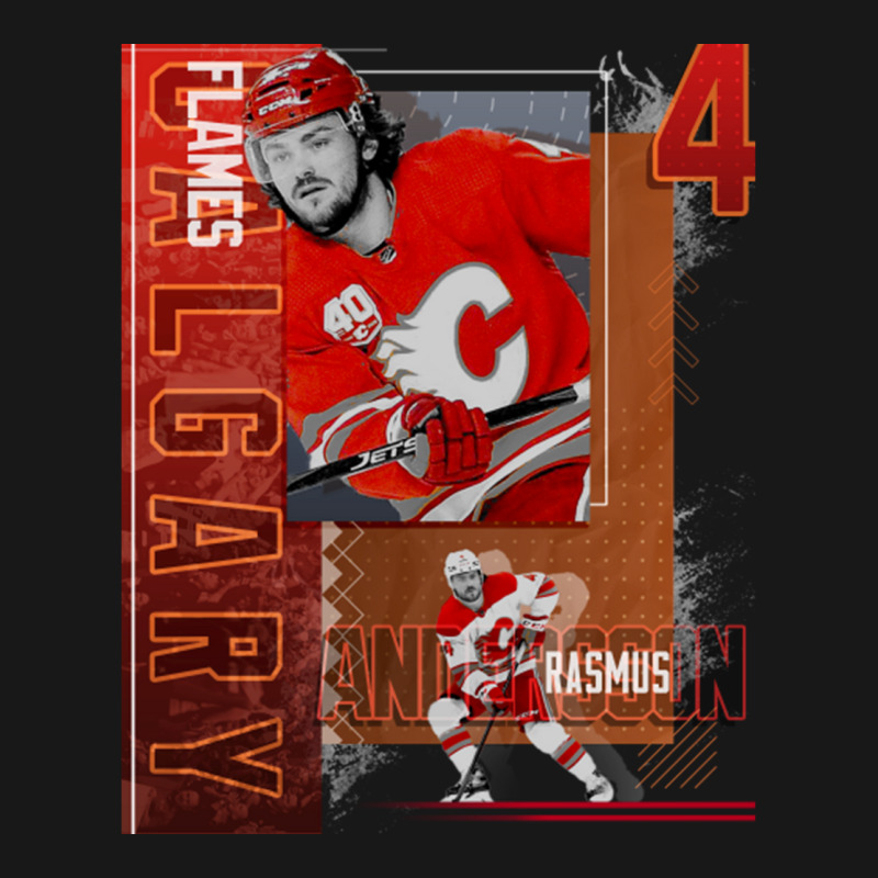 Rasmus Andersson Hockey Paper Poster Flames 2 Flannel Shirt by ArleanKah | Artistshot