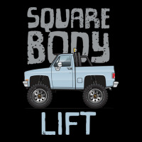 Square Body Lift Light Blue Adjustable Cap | Artistshot