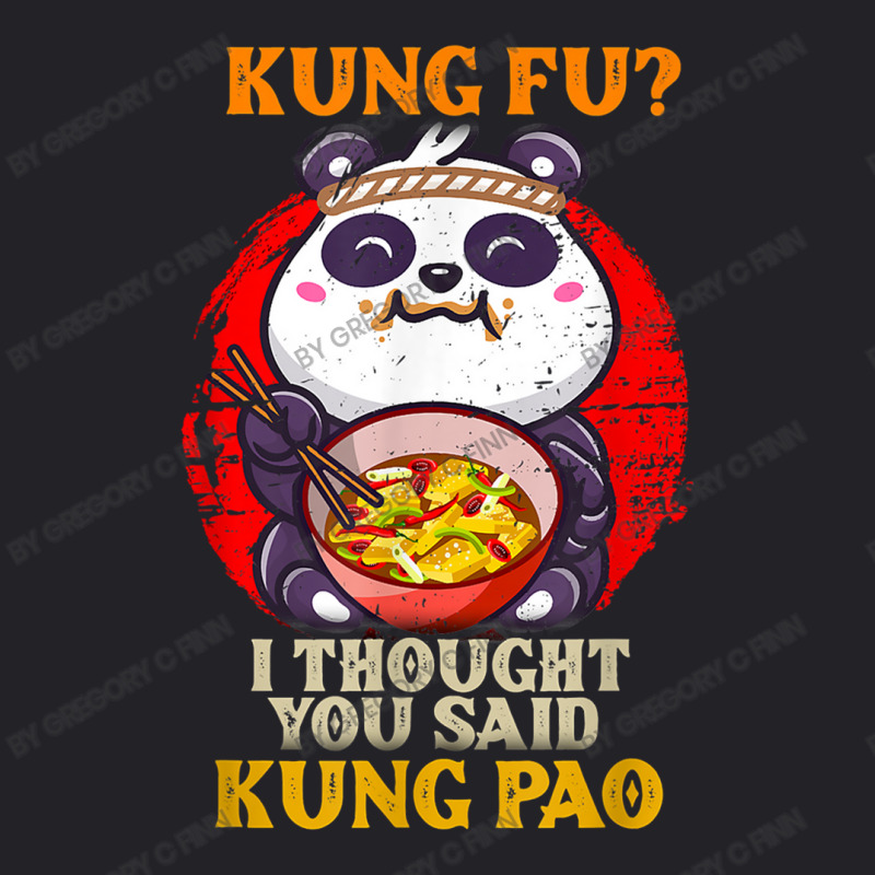 Chinese Food Pun Kung Fu Funny Panda Eating Kung Pao Lover Youth Tee | Artistshot