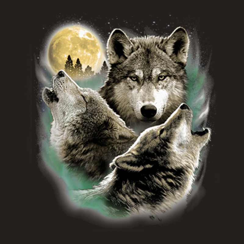 Three Wolves Howling In Moonlight Tank Top by MichaelSchales | Artistshot