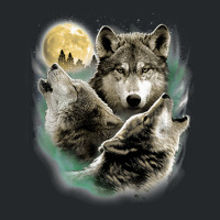 Three Wolves Howling In Moonlight Crewneck Sweatshirt | Artistshot