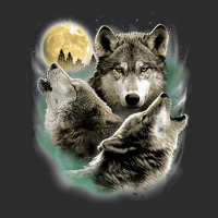 Three Wolves Howling In Moonlight Exclusive T-shirt | Artistshot